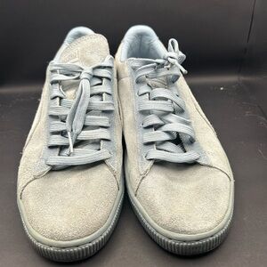 Puma Men's Sneakers - Light Blue Suede